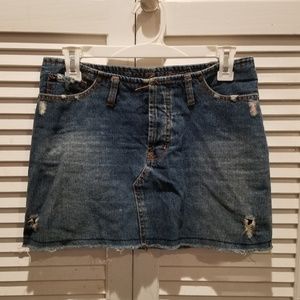 Denim Mini Skirt